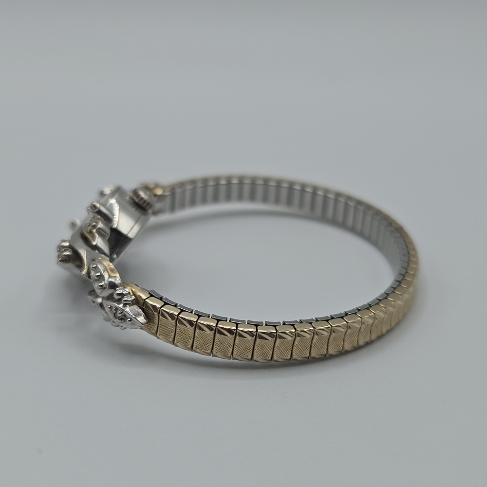 VTG 1971 Bulova Swiss 14K White Gold Case Ladies Watch Diamond Accent Manual - Picture 12 of 16